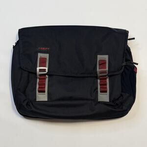 Timbuk2 Messenger Bag Mens Large Black Nylon Laptop Organizer Work Office